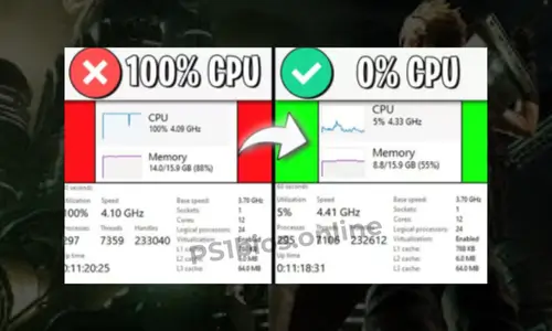 error fiv High CPU Usage or Overheating in PS1 BIOS Files