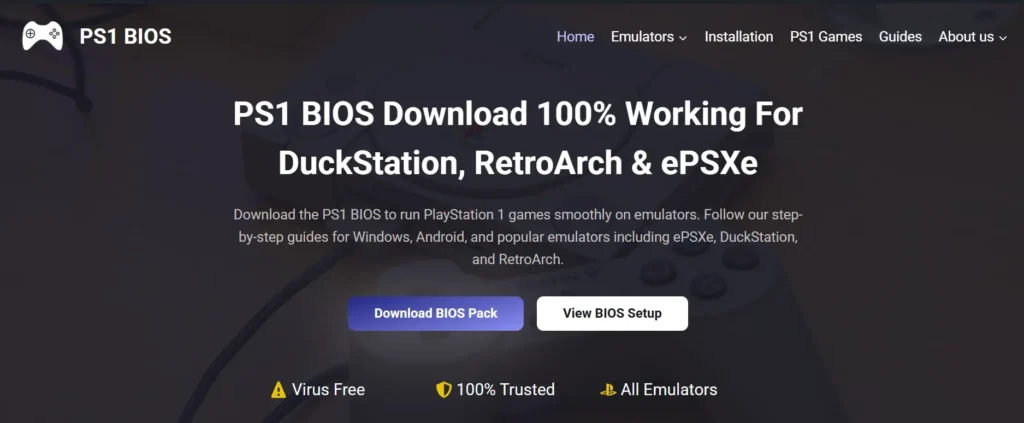 download ps1 bios